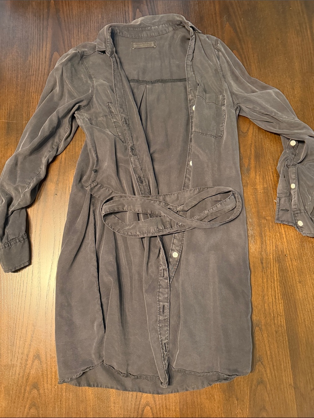 Abercrombie & Fitch Black Collared Shirt